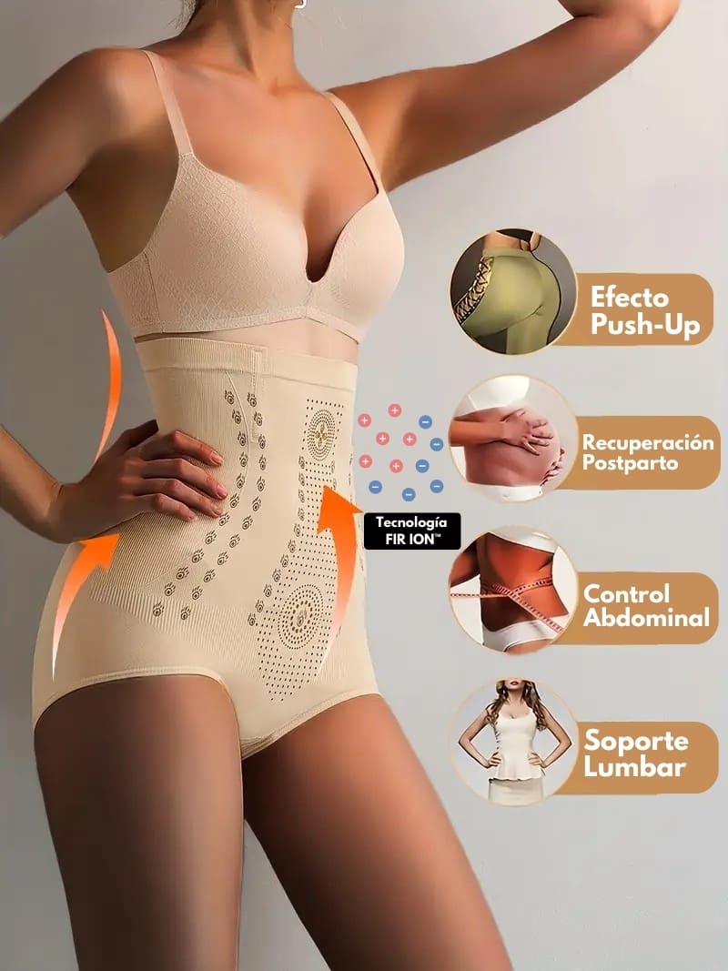 Braga Reductora Siluetix® con Tecnología FIR ION – Moldea, Estiliza y Realza Tu Figura - mallymu