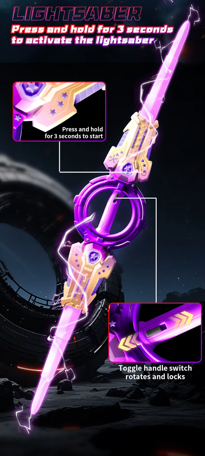 NovaSpin™ Double-Edge Lightsaber