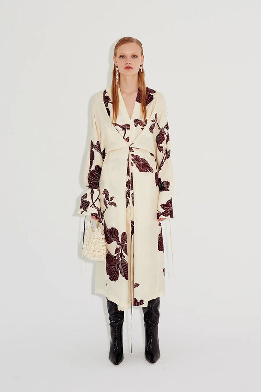 Robe Kimono Imprimé Origami - mallymu