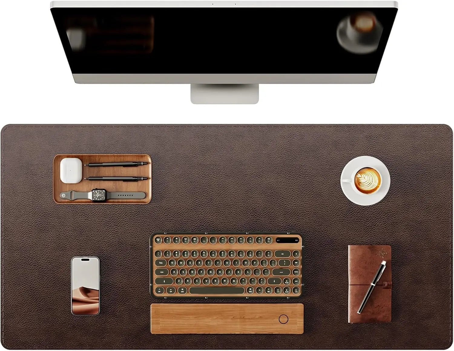 The Purity Leather Desk Pad - mallymu